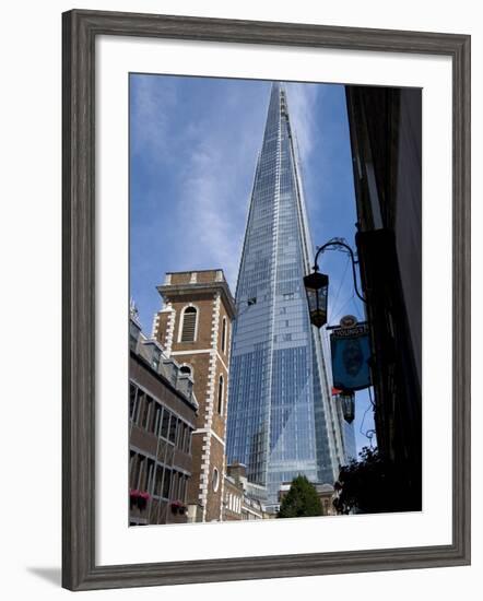 The Shard, Tallest Building in Western Europe, Designed by Renzo Piano, London, SE1, England-Ethel Davies-Framed Photographic Print