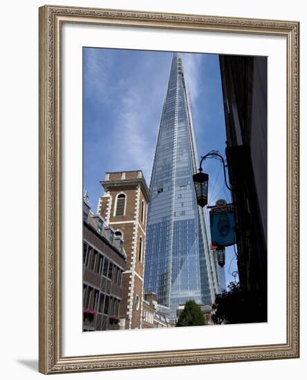 The Shard, Tallest Building in Western Europe, Designed by Renzo Piano, London, SE1, England-Ethel Davies-Framed Photographic Print