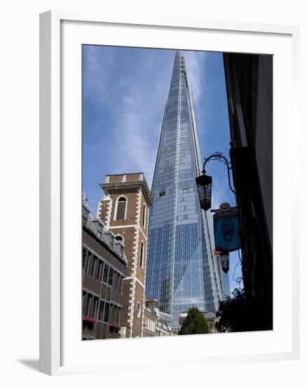 The Shard, Tallest Building in Western Europe, Designed by Renzo Piano, London, SE1, England-Ethel Davies-Framed Photographic Print