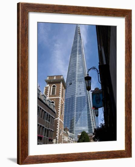 The Shard, Tallest Building in Western Europe, Designed by Renzo Piano, London, SE1, England-Ethel Davies-Framed Photographic Print