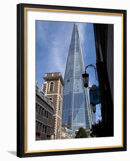 The Shard, Tallest Building in Western Europe, Designed by Renzo Piano, London, SE1, England-Ethel Davies-Framed Photographic Print