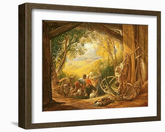 The Shearers, 1833-34-Samuel Palmer-Framed Giclee Print