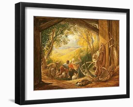 The Shearers, 1833-34-Samuel Palmer-Framed Giclee Print