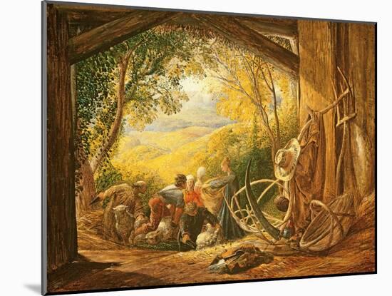 The Shearers, 1833-34-Samuel Palmer-Mounted Giclee Print