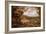 The Sheep Drive, 1863 (Oil on Canvas)-John Linnell-Framed Giclee Print