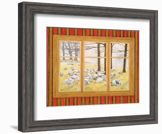 The Sheep Window-Ditz-Framed Giclee Print