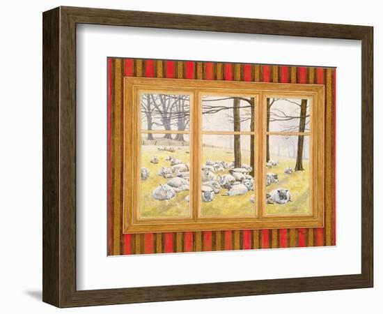 The Sheep Window-Ditz-Framed Giclee Print