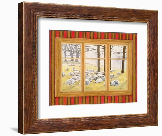 The Sheep Window-Ditz-Framed Giclee Print