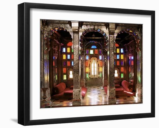 The Sheesh Mahal, Deo Garh Palace Hotel, Deo Garh, Rajasthan State, India-John Henry Claude Wilson-Framed Photographic Print