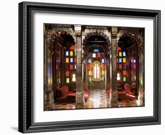 The Sheesh Mahal, Deo Garh Palace Hotel, Deo Garh, Rajasthan State, India-John Henry Claude Wilson-Framed Photographic Print