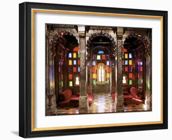 The Sheesh Mahal, Deo Garh Palace Hotel, Deo Garh, Rajasthan State, India-John Henry Claude Wilson-Framed Photographic Print