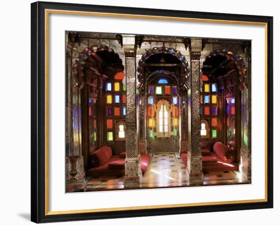 The Sheesh Mahal, Deo Garh Palace Hotel, Deo Garh, Rajasthan State, India-John Henry Claude Wilson-Framed Photographic Print