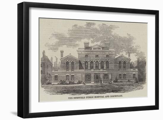 The Sheffield Public Hospital and Dispensary-null-Framed Giclee Print