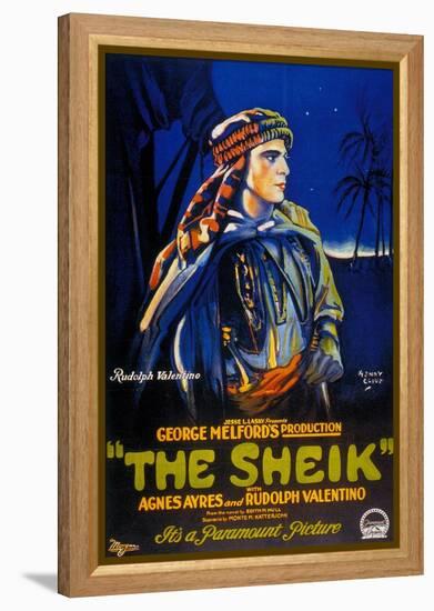 The Sheik, 1921, Directed by George Melford-null-Framed Premier Image Canvas