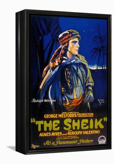 The Sheik, 1921, Directed by George Melford-null-Framed Premier Image Canvas