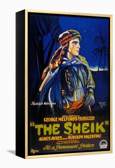 The Sheik, 1921, Directed by George Melford-null-Framed Premier Image Canvas