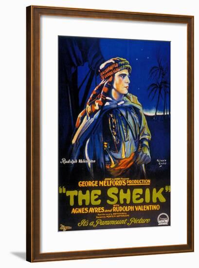 The Sheik, 1921, Directed by George Melford-null-Framed Giclee Print