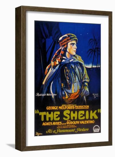 The Sheik, 1921, Directed by George Melford-null-Framed Giclee Print