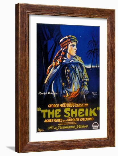 The Sheik, 1921, Directed by George Melford-null-Framed Giclee Print