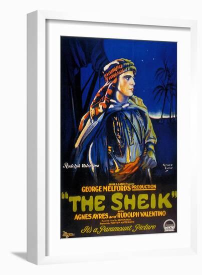 The Sheik, 1921, Directed by George Melford-null-Framed Giclee Print