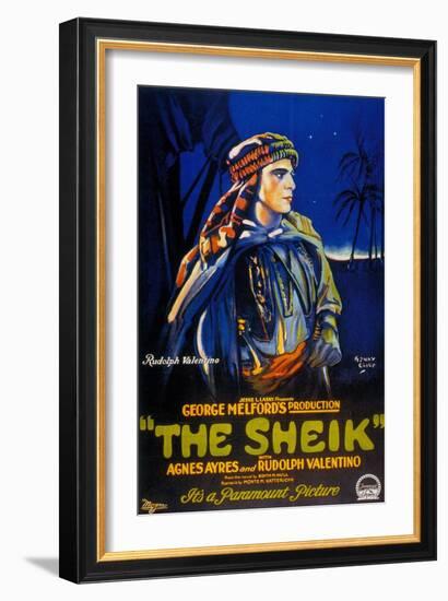 The Sheik, 1921, Directed by George Melford-null-Framed Giclee Print