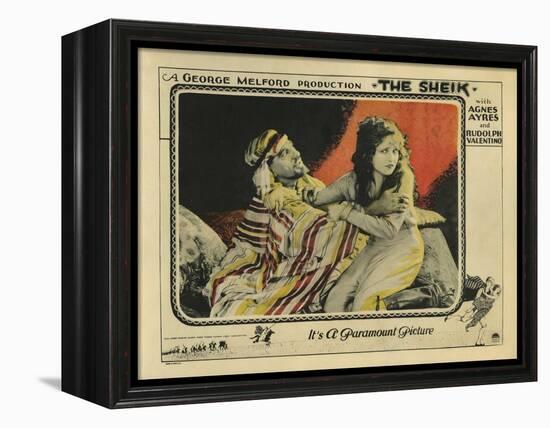 The Sheik, 1921-null-Framed Stretched Canvas