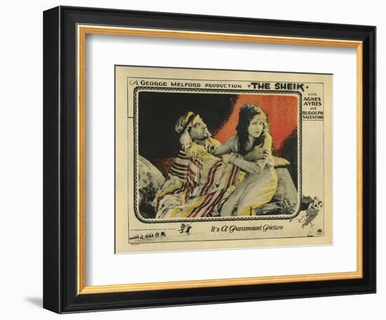 The Sheik, 1921-null-Framed Art Print