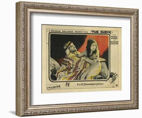 The Sheik, 1921-null-Framed Premium Giclee Print