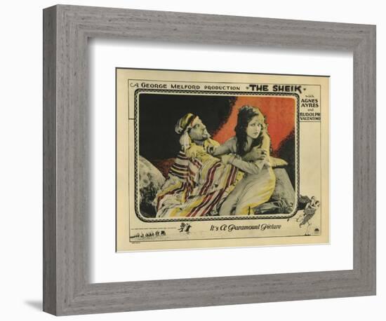 The Sheik, 1921-null-Framed Premium Giclee Print