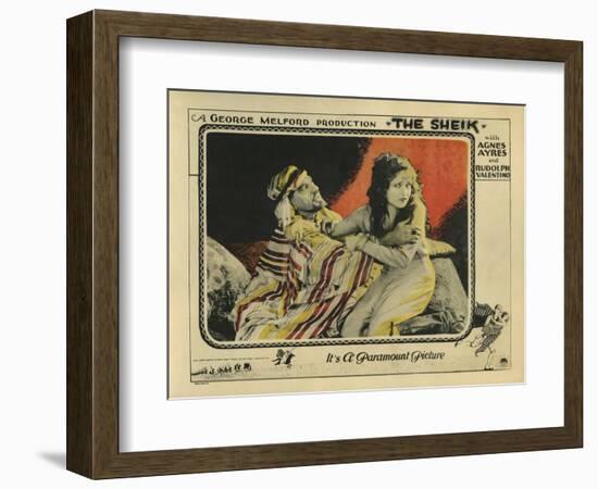 The Sheik, 1921--Framed Art Print