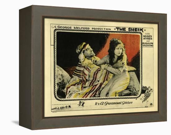 The Sheik, 1921-null-Framed Premier Image Canvas