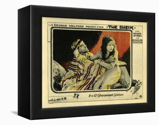 The Sheik, 1921-null-Framed Premier Image Canvas