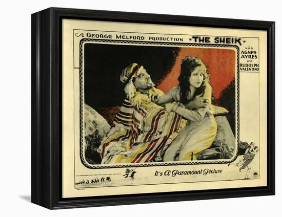 The Sheik, 1921-null-Framed Premier Image Canvas