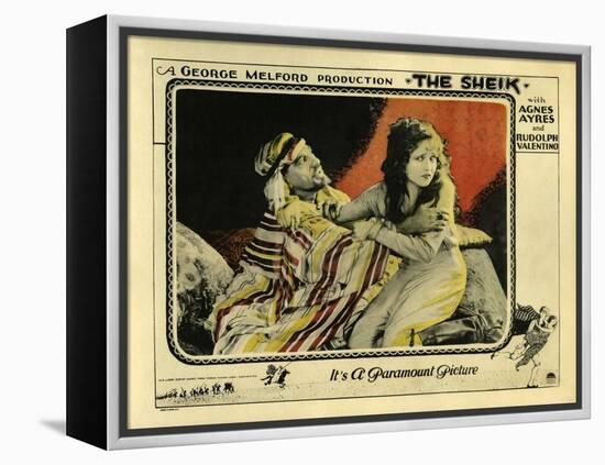 The Sheik, 1921-null-Framed Premier Image Canvas