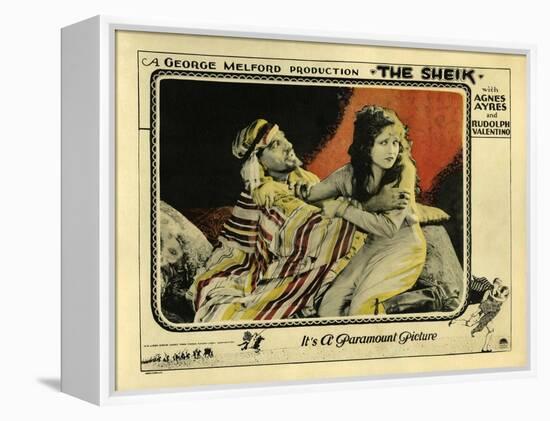 The Sheik, 1921-null-Framed Premier Image Canvas