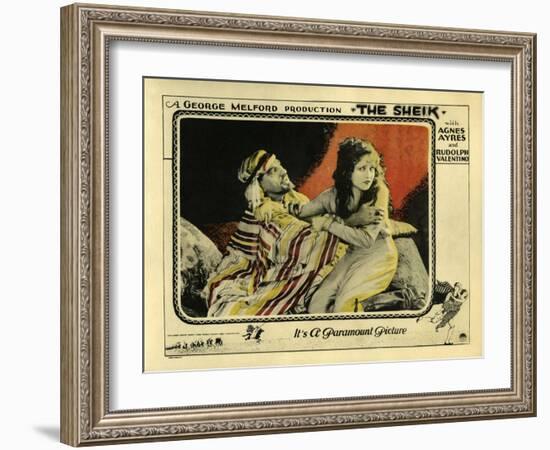 The Sheik, 1921-null-Framed Giclee Print