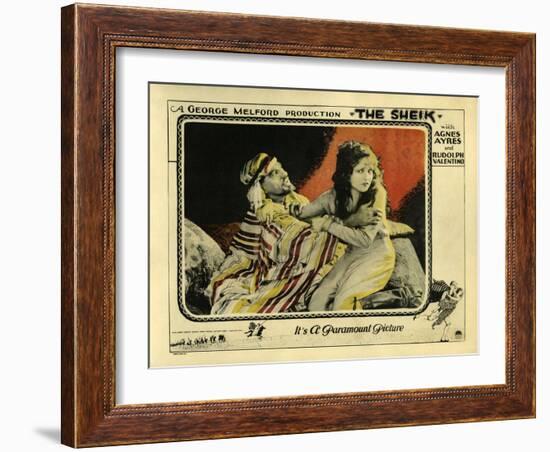 The Sheik, 1921-null-Framed Giclee Print