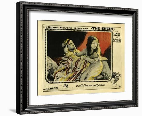 The Sheik, 1921-null-Framed Giclee Print