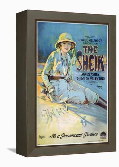 The Sheik, 1921-null-Framed Premier Image Canvas