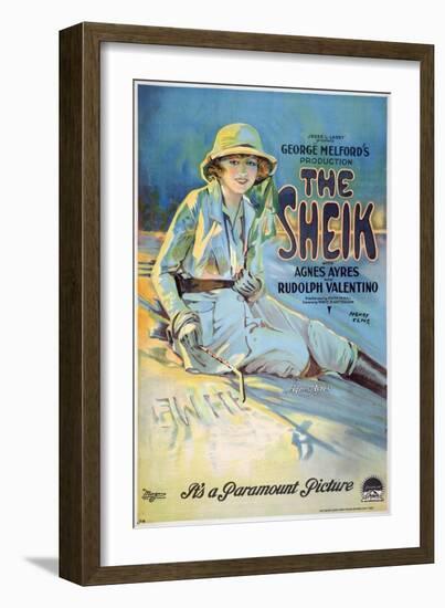 The Sheik, 1921-null-Framed Giclee Print