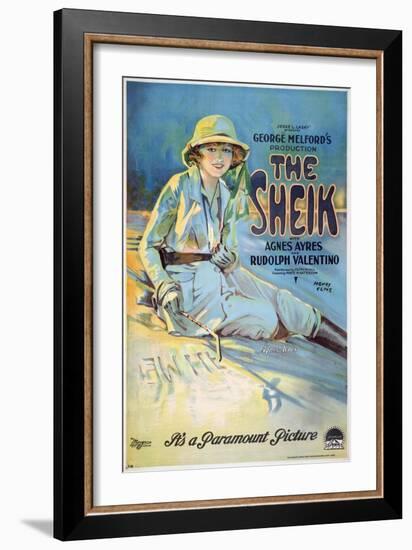 The Sheik, 1921-null-Framed Giclee Print