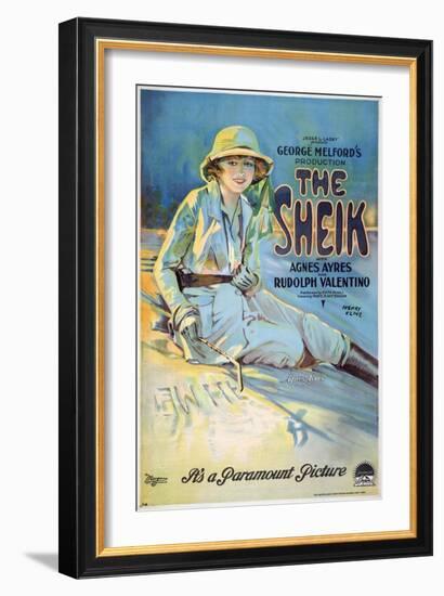 The Sheik, 1921-null-Framed Giclee Print