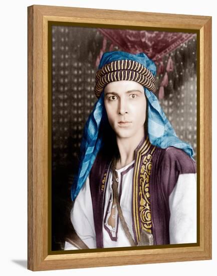 THE SHEIK, Rudolph Valentino, 1921-null-Framed Stretched Canvas