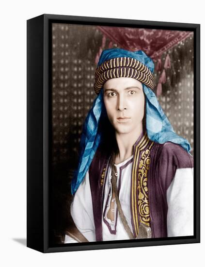 THE SHEIK, Rudolph Valentino, 1921-null-Framed Stretched Canvas