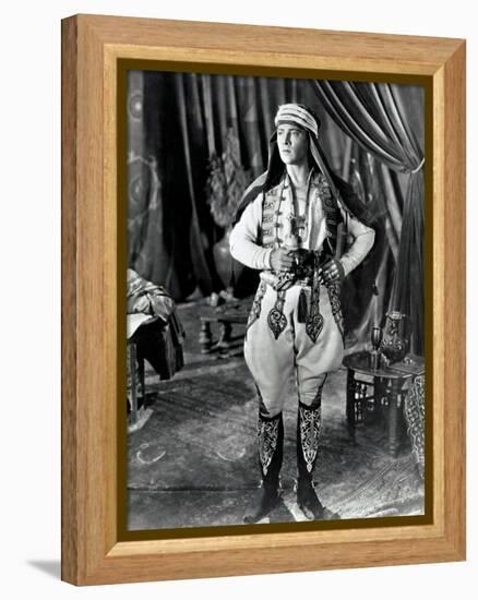 THE SHEIK, Rudolph Valentino, 1921-null-Framed Stretched Canvas