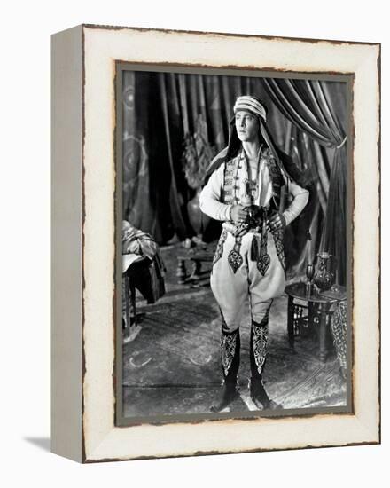 THE SHEIK, Rudolph Valentino, 1921-null-Framed Stretched Canvas