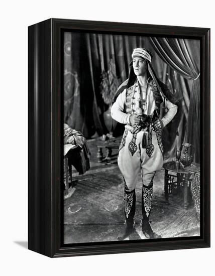 THE SHEIK, Rudolph Valentino, 1921-null-Framed Stretched Canvas