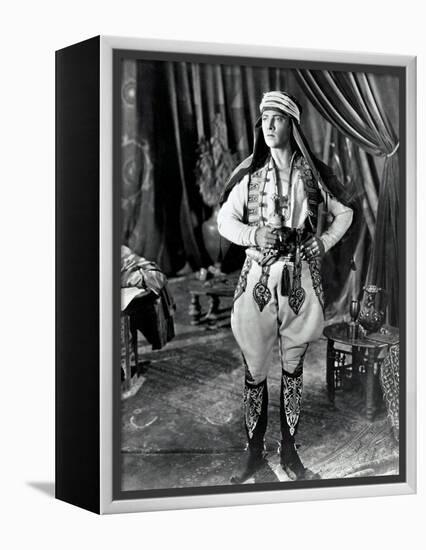 THE SHEIK, Rudolph Valentino, 1921-null-Framed Stretched Canvas