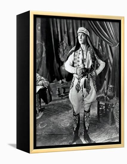 THE SHEIK, Rudolph Valentino, 1921-null-Framed Stretched Canvas