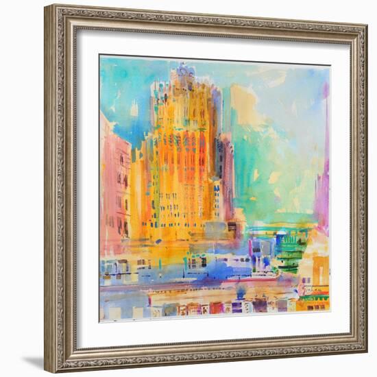 The Shell Building, San Francisco-Peter Graham-Framed Giclee Print